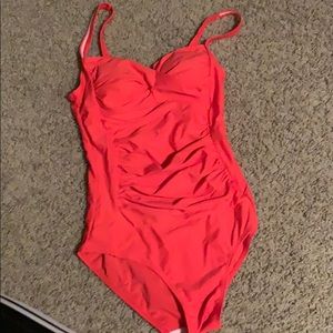 Coral swimsuit